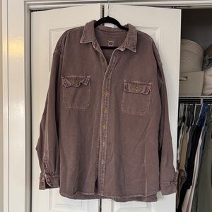 NSF boyfriend denim shirt